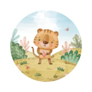 Mauurcirkel tijger met hartje